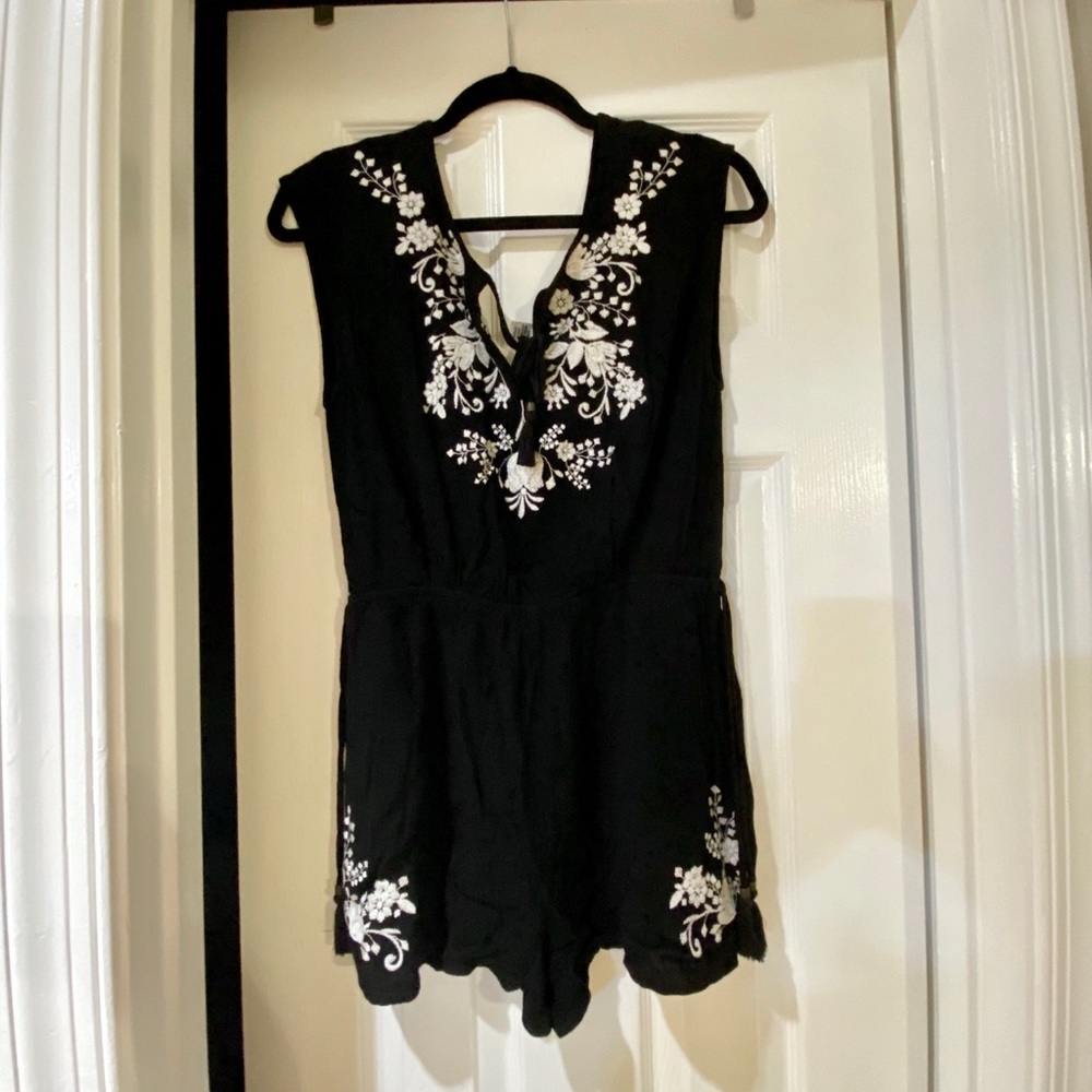 Cute Black Romper